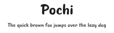 Pochi by Hiraya Grapika — Script Handwritten Font — thumbnail 1