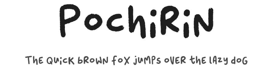 Pochirin by Iva Florina — Script Handwritten Font