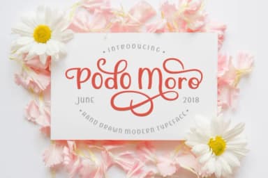 Podo Moro Font by Rifki (7ntypes) — Script Handwritten Font — thumbnail 1
