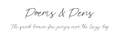 Poems & Pens by PremiereGraphics — Script Handwritten Font — thumbnail 1