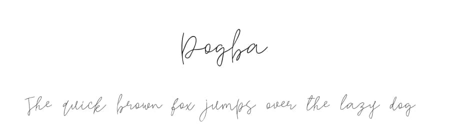 Pogba by Mr. Typeman — Script Handwritten Font