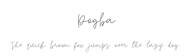 Pogba by Mr. Typeman — Script Handwritten Font