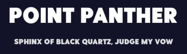 Point Panther by Saridezra — Sans Serif Font — thumbnail 2