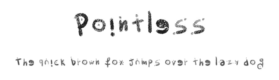 Pointless by Ludovica Lanciotti — Script Handwritten Font