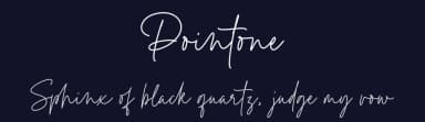 Pointone by Lemonthe — Script Handwritten Font — thumbnail 2
