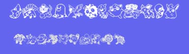 Pokemon Pixels by xstreamed.tv — Dingbats Font — thumbnail 3