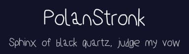 PolanStronk by KineticPlasma Fonts — Script Handwritten Font — thumbnail 2