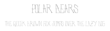 Polar Bears by Xerographer Fonts — Script Handwritten Font — thumbnail 1