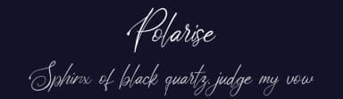 Polarise by Blue Studio09 — Script Handwritten Font — thumbnail 2