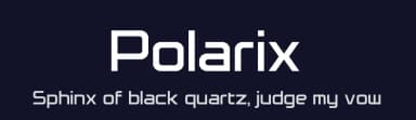 Polarix by Alex Richards — Sans Serif Font — thumbnail 2