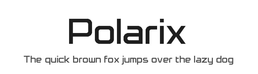 Polarix by Alex Richards — Sans Serif Font