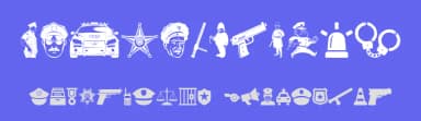 Police Department by Woodcutter — Dingbats Font — thumbnail 3