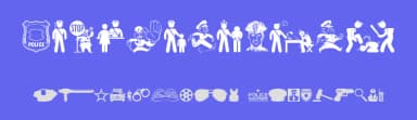 Police by Woodcutter — Dingbats Font — thumbnail 3