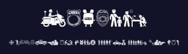 Police by Woodcutter — Dingbats Font — thumbnail 2