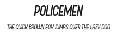 Policemen by Vladimir Nikolic — Sans Serif Font — thumbnail 1