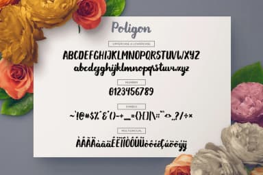 Poligon Font by Kang1993 — Script Handwritten Font — thumbnail 3