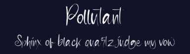 Pollutant by Kong Font — Script Handwritten Font — thumbnail 2