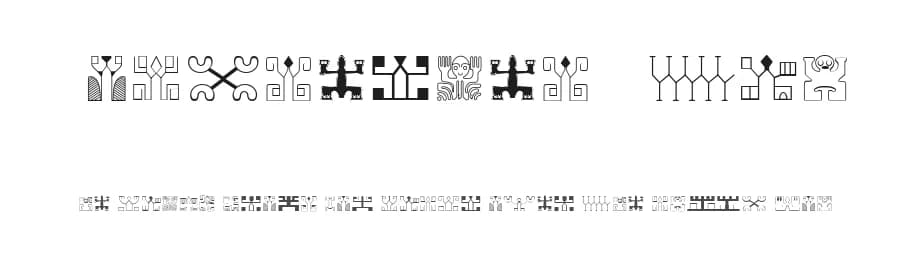 Polynesien Etua by Maelle.K | Thomas Boucherie — Dingbats Font