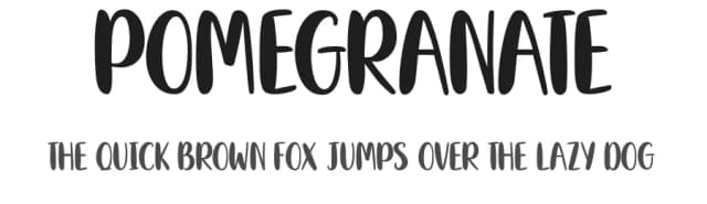 Pomegranate by Cat.B — Script Handwritten Font