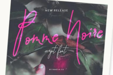 Pomme Noir Font by nantia — Script Handwritten Font — thumbnail 1