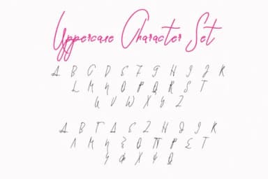 Pomme Noir Font by nantia — Script Handwritten Font — thumbnail 8