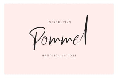 Pommel Font by craftsupplyco — Script Handwritten Font — thumbnail 6