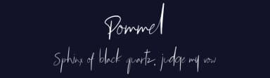 Pommel by Craft Supply Co. — Script Handwritten Font — thumbnail 2
