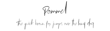 Pommel by Craft Supply Co. — Script Handwritten Font — thumbnail 1