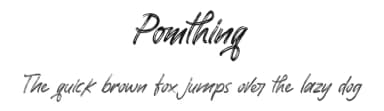 Pomthinq by StringLabs Creative Studio — Script Handwritten Font — thumbnail 1