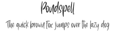 Pondspell by Din Studio — Script Handwritten Font — thumbnail 1