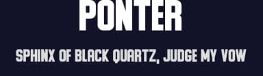 Ponter by Daymarius — Sans Serif Font — thumbnail 2