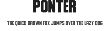 Ponter by Daymarius — Sans Serif Font — thumbnail 1