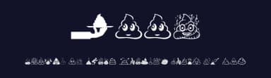 Poop by Woodcutter — Dingbats Font — thumbnail 2