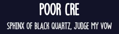 Poor Cre by Fred Cre — Script Handwritten Font — thumbnail 2