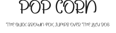 Pop Corn by K_IN Studio — Script Handwritten Font — thumbnail 1