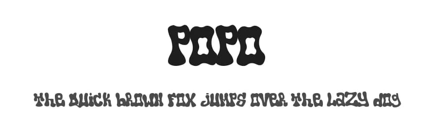 Popo by Emir Zaimi — Script Handwritten Font