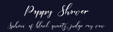 Poppy Shower by NanaNissa — Script Handwritten Font — thumbnail 2