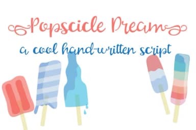 Popsicle Dream Font by Illustration Ink — Script Handwritten Font — thumbnail 1
