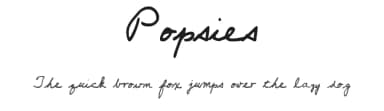 Popsies by StimulEye Fonts — Script Handwritten Font — thumbnail 1