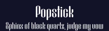 Popstick by Creative Media Lab — Sans Serif Font — thumbnail 2