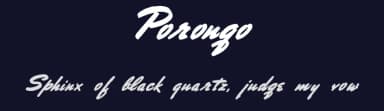 Porongo by Intellecta Design — Script Handwritten Font — thumbnail 2