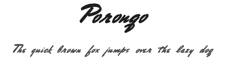 Porongo by Intellecta Design — Script Handwritten Font