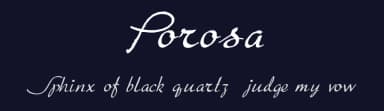 Porosa by Intellecta Design — Script Handwritten Font — thumbnail 2