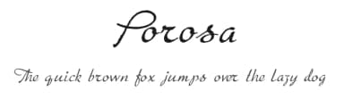 Porosa by Intellecta Design — Script Handwritten Font — thumbnail 1