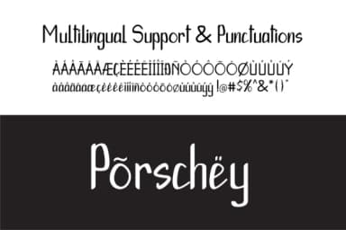 Porschey Font by noschey — Script Handwritten Font — thumbnail 2
