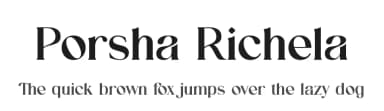Porsha Richela by UI Creative — Serif Font — thumbnail 1