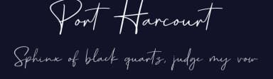 Port Harcourt by Pria Admaja — Script Handwritten Font — thumbnail 2