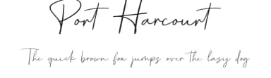 Port Harcourt by Pria Admaja — Script Handwritten Font — thumbnail 1