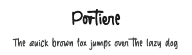 Portiere by Cititype — Script Handwritten Font — thumbnail 1