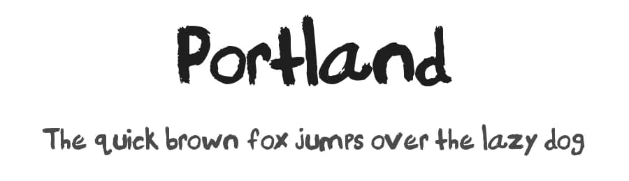 Portland by Brandon Burkeen — Script Handwritten Font